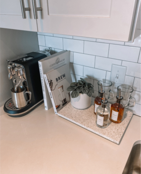 How to Style a Home Coffee Bar